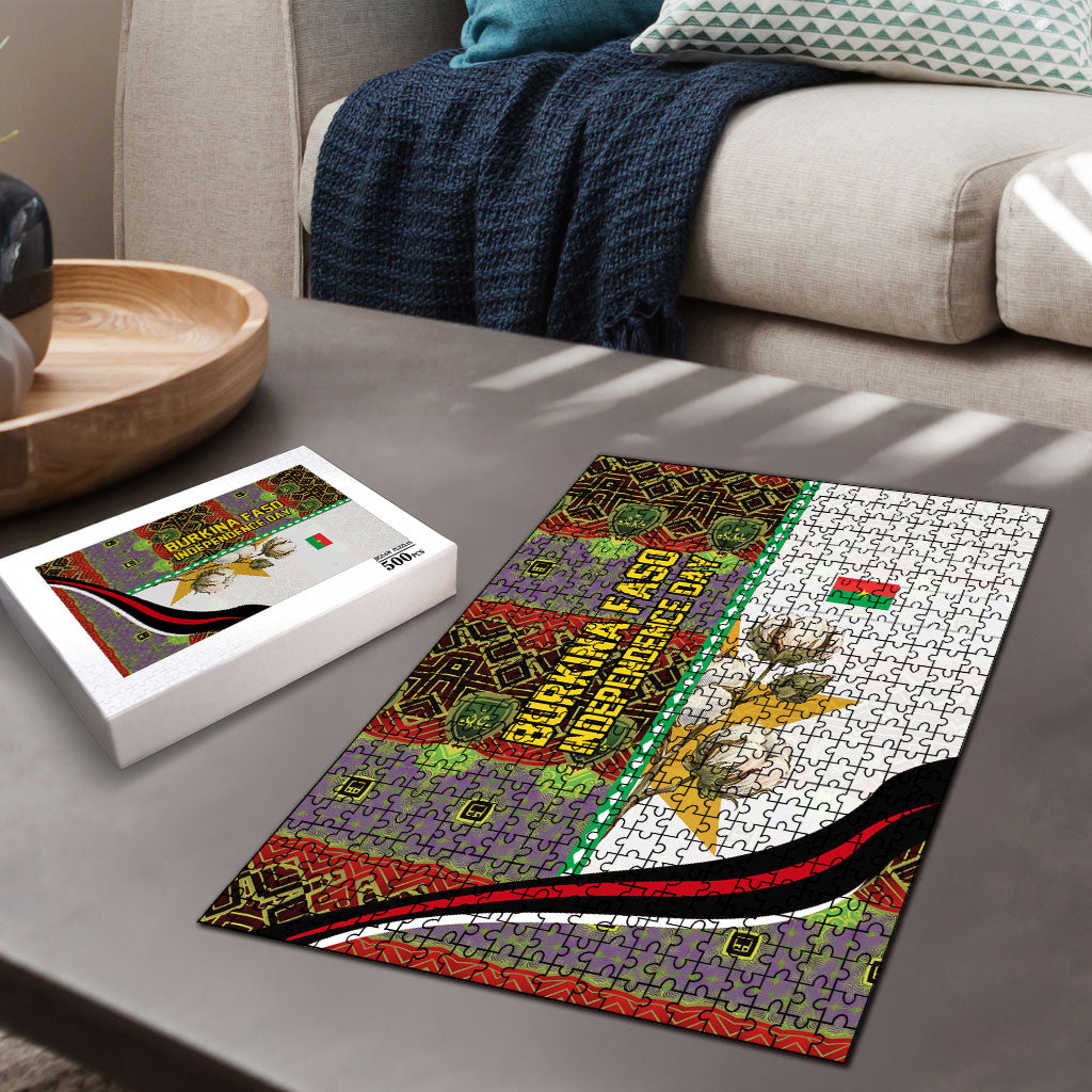 Burkina Faso Independence Day Coat Of Arms Puzzle National Stallion Shield