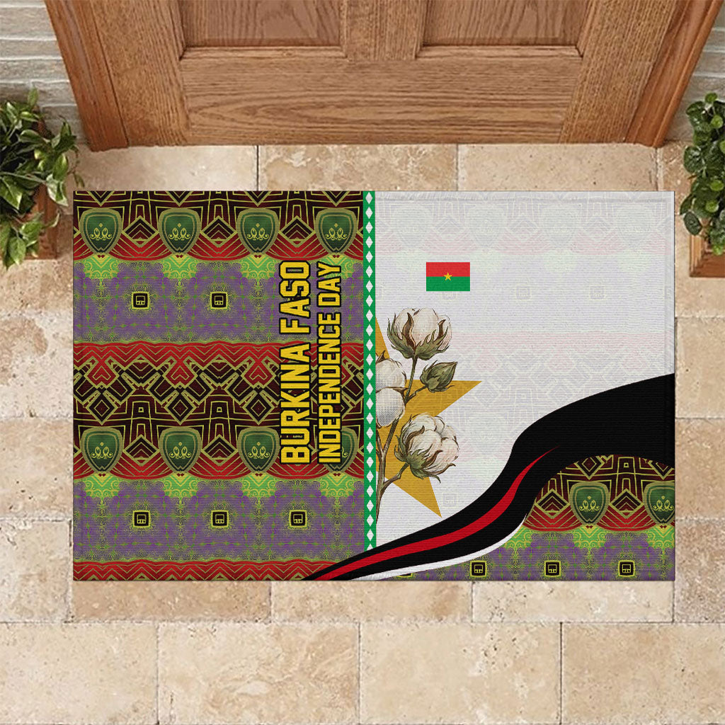 Burkina Faso Independence Day Coat Of Arms Rubber Doormat National Stallion Shield