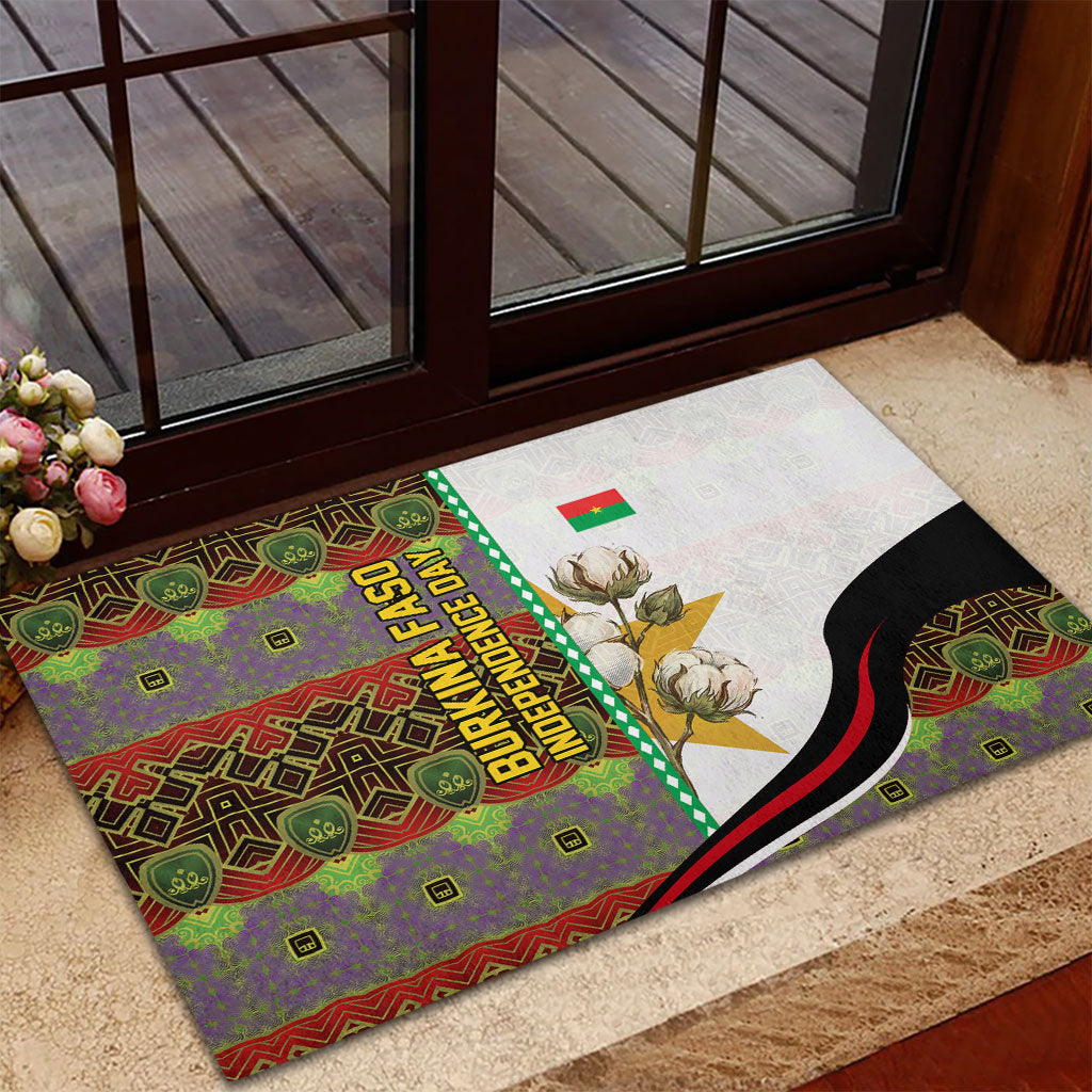 Burkina Faso Independence Day Coat Of Arms Rubber Doormat National Stallion Shield
