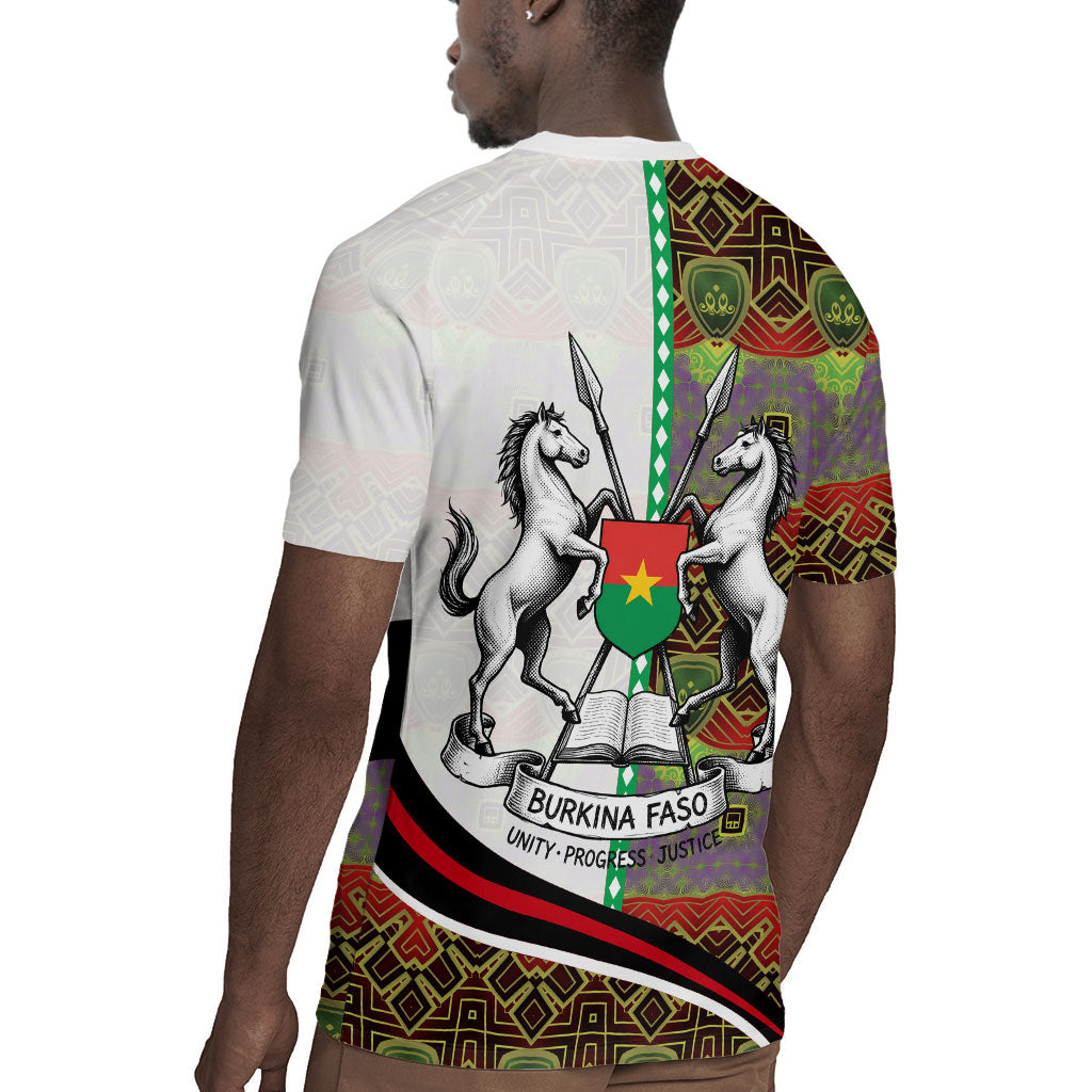 Burkina Faso Independence Day Coat Of Arms Rugby Jersey National Stallion Shield