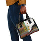 Burkina Faso Independence Day Coat Of Arms Shoulder Handbag National Stallion Shield