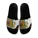 Burkina Faso Independence Day Coat Of Arms Slide Sandals National Stallion Shield