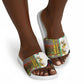Burkina Faso Independence Day Coat Of Arms Slide Sandals National Stallion Shield