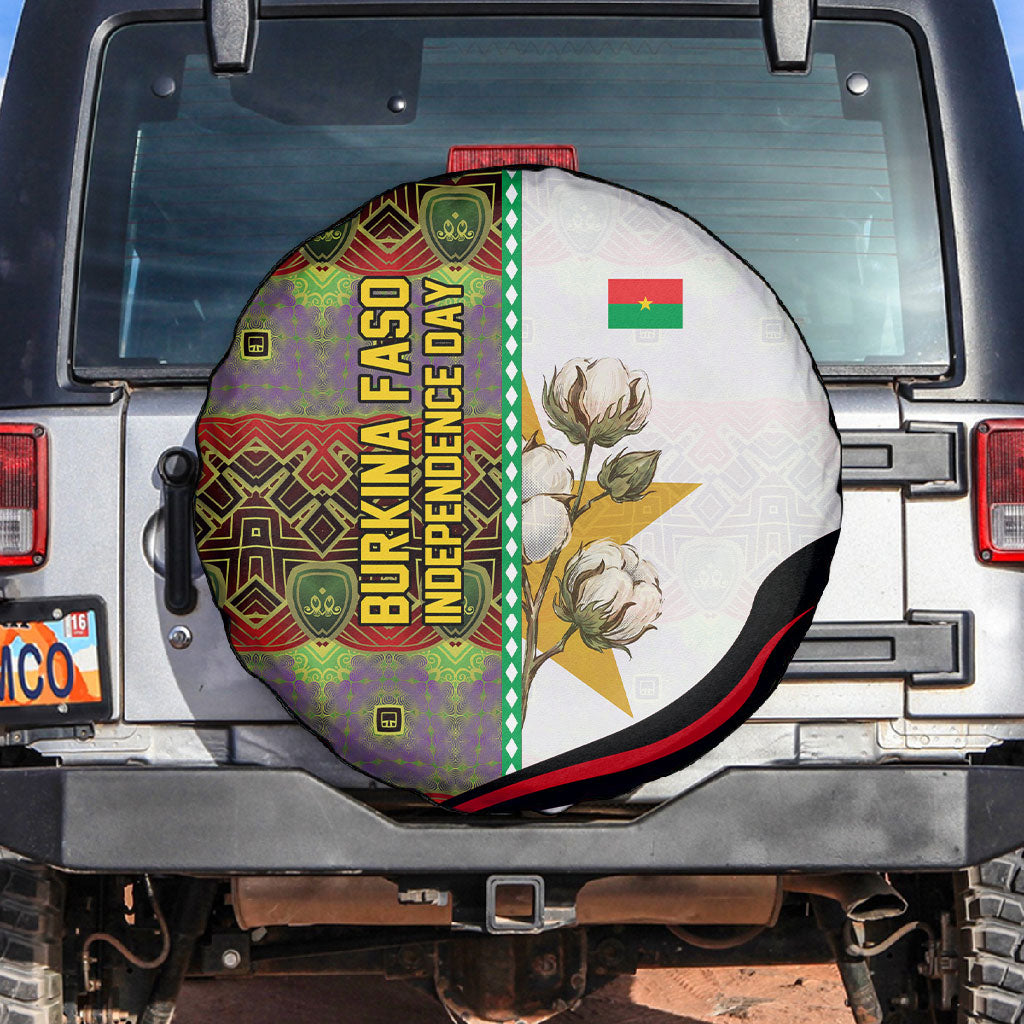 Burkina Faso Independence Day Coat Of Arms Spare Tire Cover National Stallion Shield