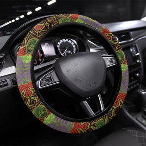 Burkina Faso Independence Day Coat Of Arms Steering Wheel Cover National Stallion Shield