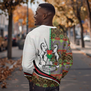 Burkina Faso Independence Day Coat Of Arms Sweatshirt National Stallion Shield