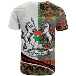 Burkina Faso Independence Day Coat Of Arms T shirt National Stallion Shield
