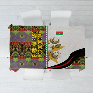 Burkina Faso Independence Day Coat Of Arms Tablecloth National Stallion Shield