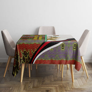 Burkina Faso Independence Day Coat Of Arms Tablecloth National Stallion Shield