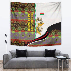 Burkina Faso Independence Day Coat Of Arms Tapestry National Stallion Shield