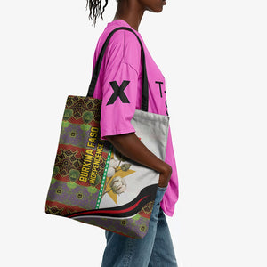 Burkina Faso Independence Day Coat Of Arms Tote Bag National Stallion Shield