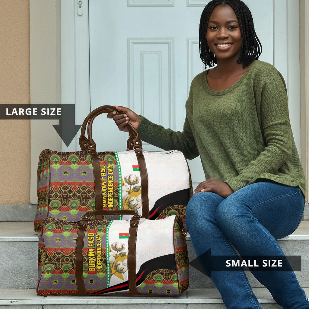 Burkina Faso Independence Day Coat Of Arms Travel Bag National Stallion Shield