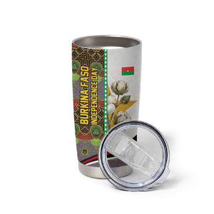 Burkina Faso Independence Day Coat Of Arms Tumbler Cup National Stallion Shield