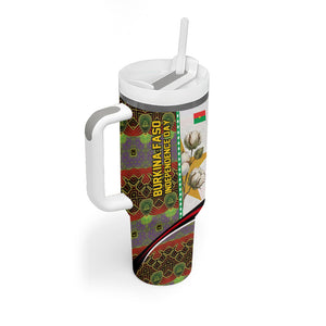 Burkina Faso Independence Day Coat Of Arms Tumbler With Handle National Stallion Shield