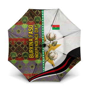 Burkina Faso Independence Day Coat Of Arms Umbrella National Stallion Shield