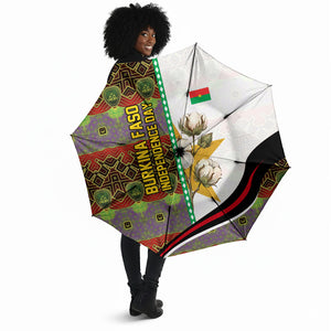 Burkina Faso Independence Day Coat Of Arms Umbrella National Stallion Shield