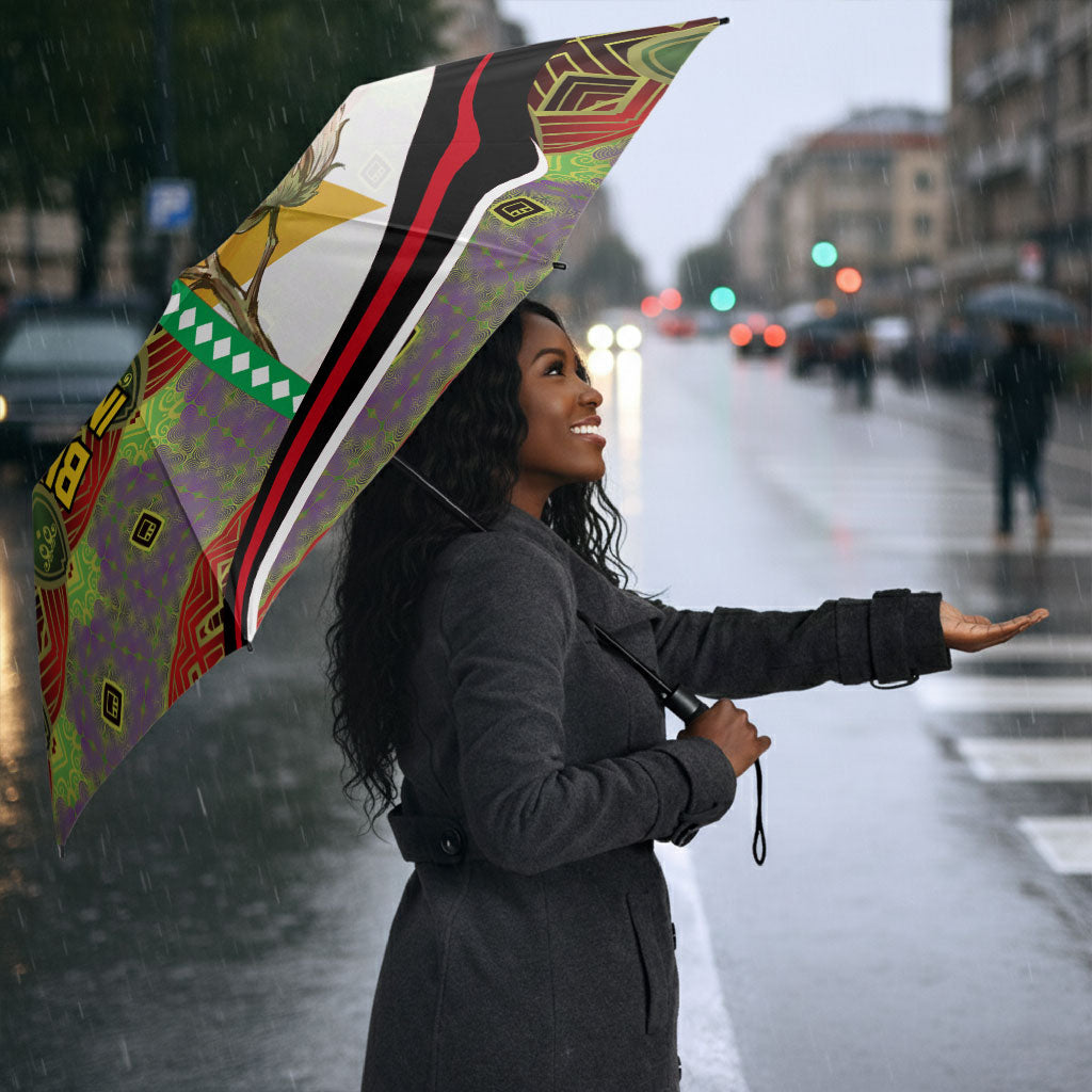 Burkina Faso Independence Day Coat Of Arms Umbrella National Stallion Shield