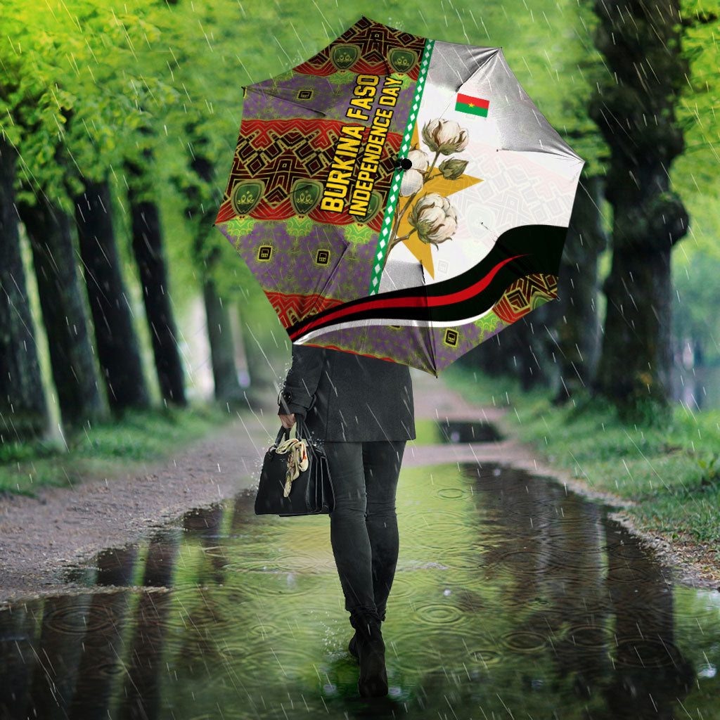 Burkina Faso Independence Day Coat Of Arms Umbrella National Stallion Shield