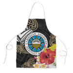 Caribbean American Heritage Month Apron Tribal Pattern Tropical Hibiscus Flower