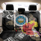 Caribbean American Heritage Month Back Car Seat Cover Tribal Pattern Tropical Hibiscus Flower