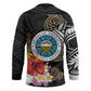 Caribbean American Heritage Month Hockey Jersey Tribal Pattern Tropical Hibiscus Flower