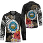 Caribbean American Heritage Month Hockey Jersey Tribal Pattern Tropical Hibiscus Flower