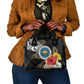 Caribbean American Heritage Month Shoulder Handbag Tribal Pattern Tropical Hibiscus Flower