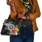 Caribbean American Heritage Month Shoulder Handbag Tribal Pattern Tropical Hibiscus Flower
