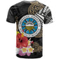 Caribbean American Heritage Month T shirt Tribal Pattern Tropical Hibiscus Flower