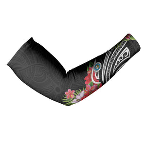 Caribbean American Heritage Month Arm Sleeves Tropical Hibiscus Flower Tribal Tattoo