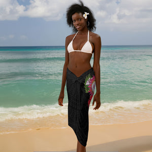 Caribbean American Heritage Month Sarong Tropical Hibiscus Flower Tribal Tattoo