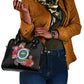 Caribbean American Heritage Month Shoulder Handbag Tropical Hibiscus Flower Tribal Tattoo