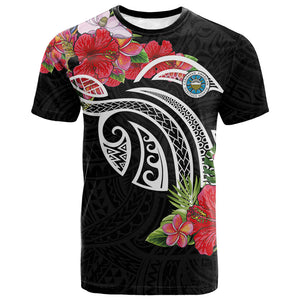Caribbean American Heritage Month T shirt Tropical Hibiscus Flower Tribal Tattoo