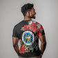 Caribbean American Heritage Month T shirt Tropical Hibiscus Flower Tribal Tattoo
