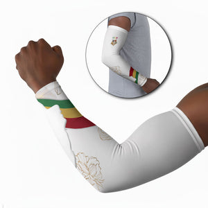 Order Of The Eastern Star Arm Sleeves OES Elegant Floral Line Art Fraternal Symbolism