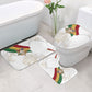 Order Of The Eastern Star Bathroom Set OES Elegant Floral Line Art Fraternal Symbolism