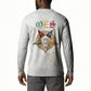 Order Of The Eastern Star Button Sweatshirt OES Elegant Floral Line Art Fraternal Symbolism
