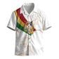 Order Of The Eastern Star Kid Hawaiian Shirt OES Elegant Floral Line Art Fraternal Symbolism
