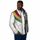 Order Of The Eastern Star Padded Jacket OES Elegant Floral Line Art Fraternal Symbolism