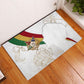 Order Of The Eastern Star Rubber Doormat OES Elegant Floral Line Art Fraternal Symbolism