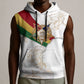 Order Of The Eastern Star Sleeveless Hoodie OES Elegant Floral Line Art Fraternal Symbolism