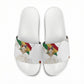 Order Of The Eastern Star Slide Sandals OES Elegant Floral Line Art Fraternal Symbolism