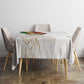 Order Of The Eastern Star Tablecloth OES Elegant Floral Line Art Fraternal Symbolism