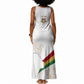Order Of The Eastern Star Tank Maxi Dress OES Elegant Floral Line Art Fraternal Symbolism