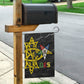 OES Order Of The Eastern Star Garden Flag Five Pointed Star Emblem On Black Marble Texture