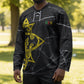 OES Order Of The Eastern Star Hockey Jersey Five Pointed Star Emblem On Black Marble Texture