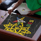 OES Order Of The Eastern Star Puzzle Five Pointed Star Emblem On Black Marble Texture