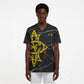 OES Order Of The Eastern Star Scrub Top Five Pointed Star Emblem On Black Marble Texture