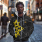 OES Order Of The Eastern Star Zip Hoodie Five Pointed Star Emblem On Black Marble Texture