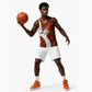 OES Order Of The Eastern Star Basketball Jersey Five Pointed Star Emblem With Gold Floral Art